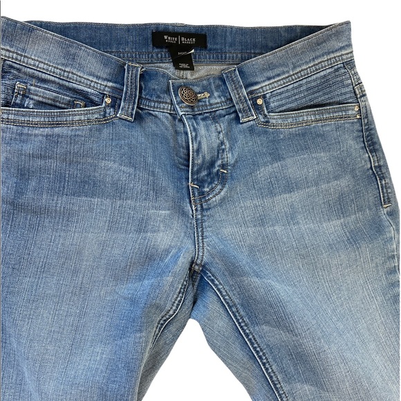 WHBM NOIR BOOT LEG JEANS 2R - Picture 2 of 11